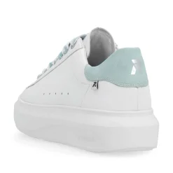 Rieker Sneakers-Women'S Sneaker Low Clear-White Ice-Blue