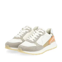 Rieker Sneakers-Women'S Sneaker Low Creamy-White Clay-Beige