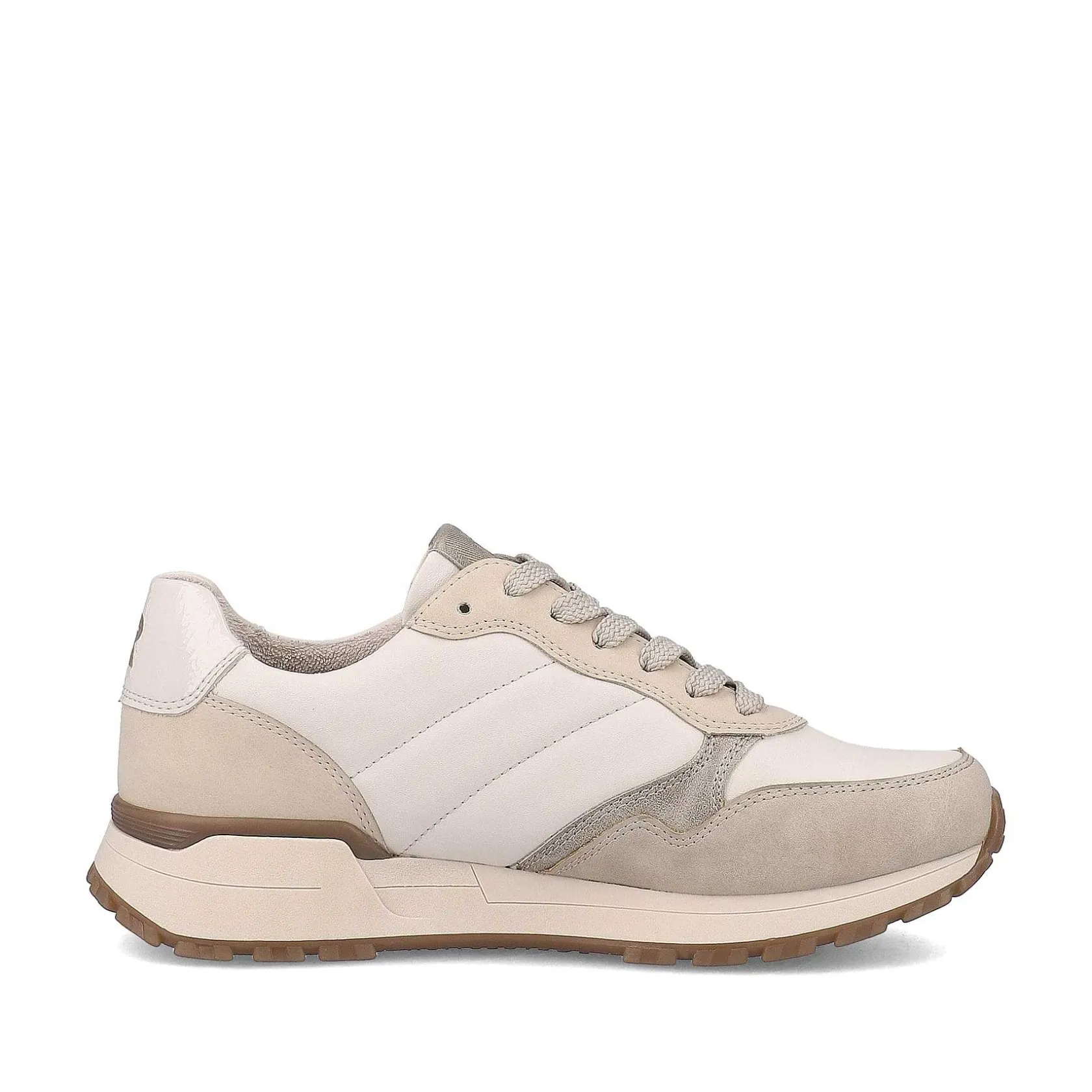 Rieker Sneakers-Women'S Sneaker Low Cream-Beige Snow