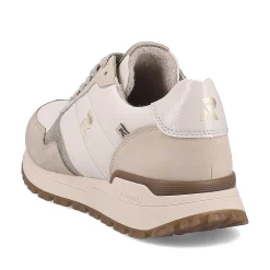 Rieker Sneakers-Women'S Sneaker Low Cream-Beige Snow