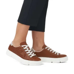 Rieker Sneakers-Women'S Sneaker Low Wood Brown