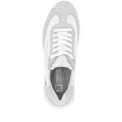 Rieker Sneakers-Women'S Sneaker Low Pearl-White Clay-Beige