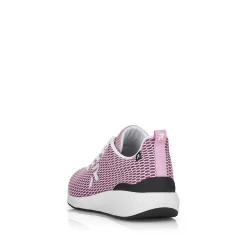 Rieker Colorful Styles-Women'S Sneaker Low Soft Pink