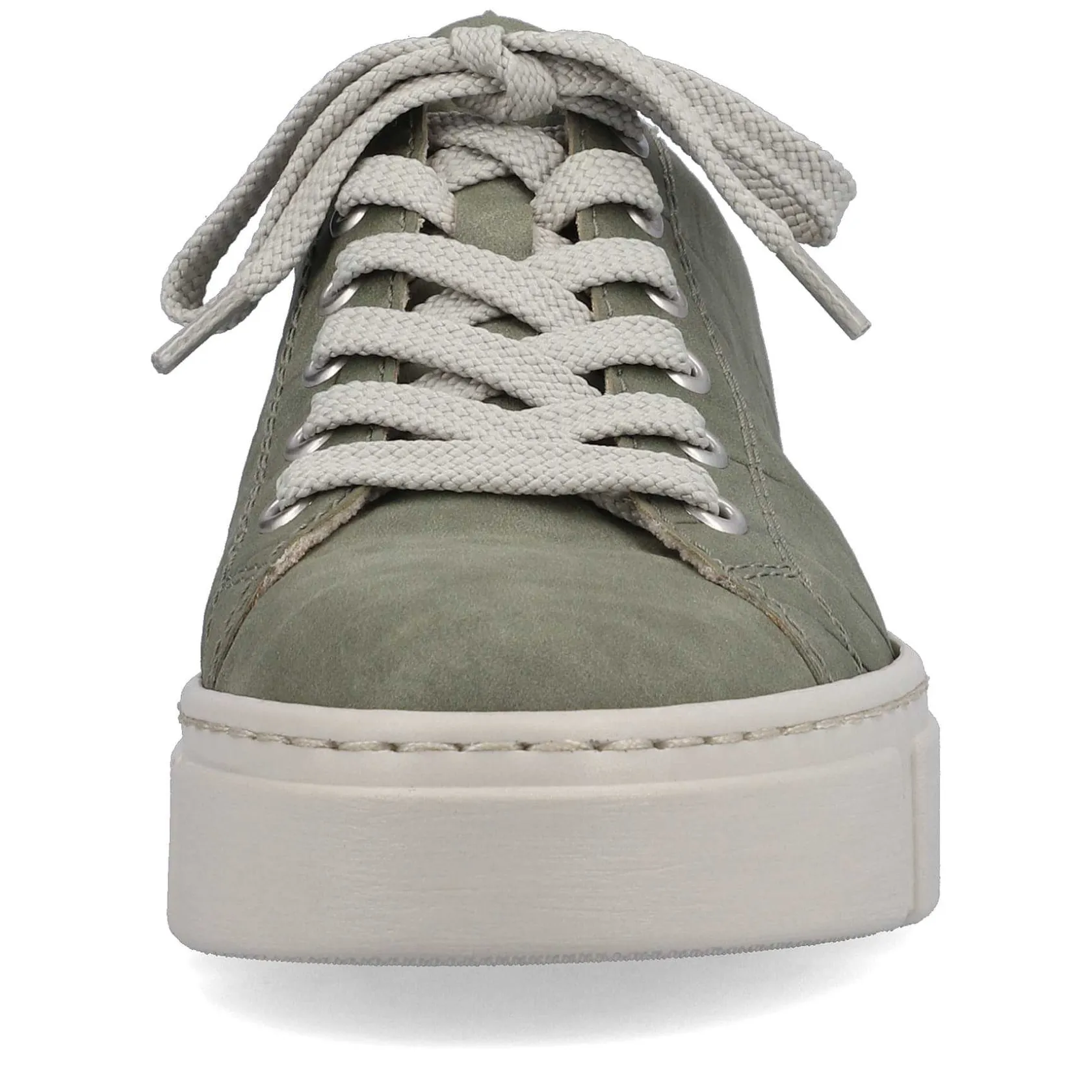 Rieker Sneakers-Women'S Sneaker Low Olive Green-Sand Beige