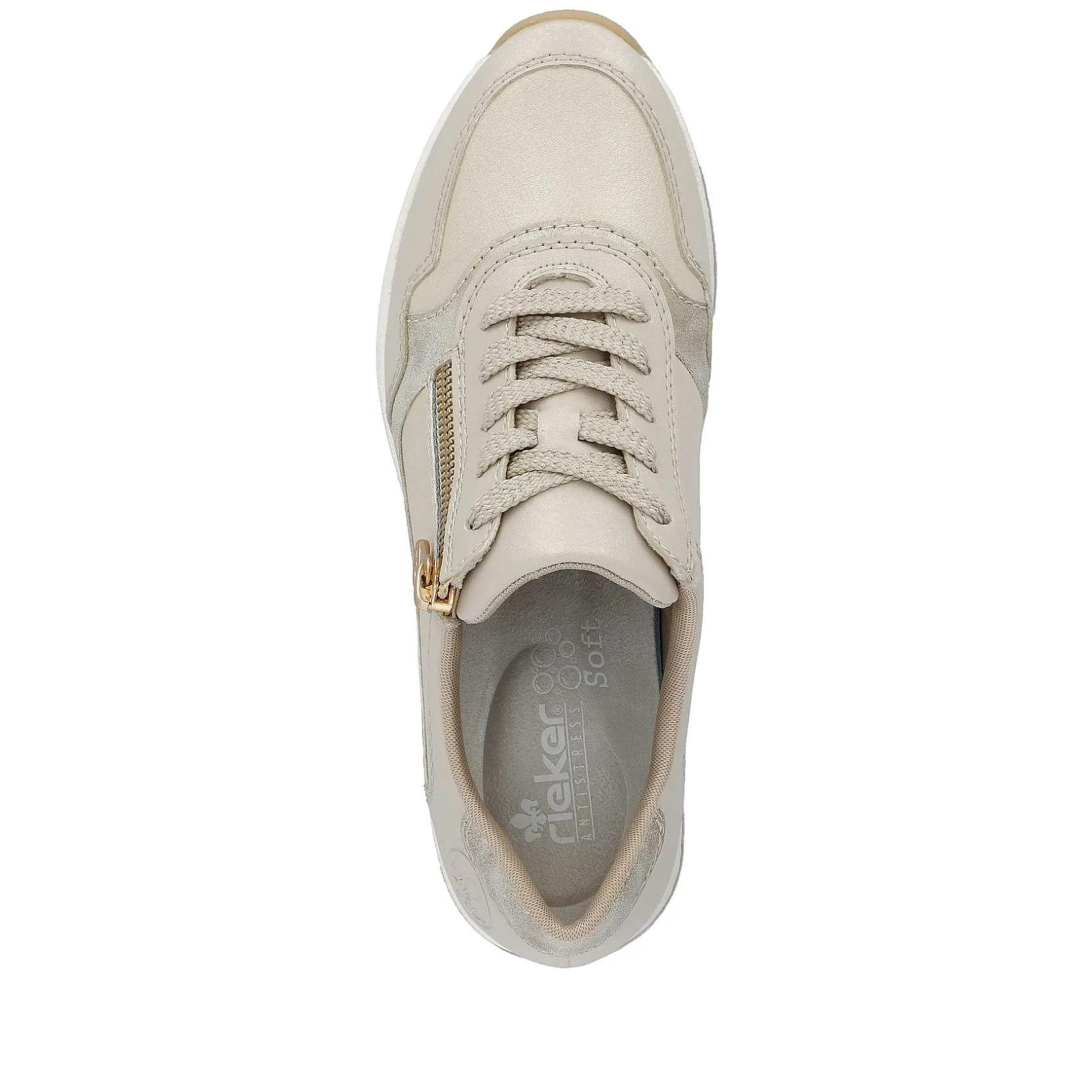 Rieker Sneakers-Women'S Sneaker Low Light Beige
