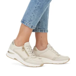Rieker Sneakers-Women'S Sneaker Low Light Beige