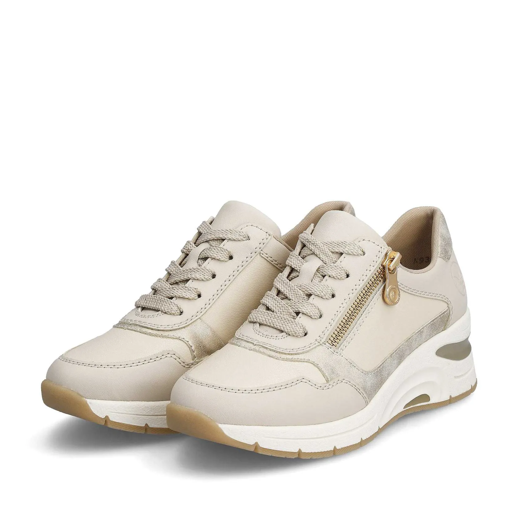 Rieker Sneakers-Women'S Sneaker Low Light Beige