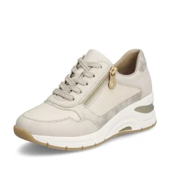 Rieker Sneakers-Women'S Sneaker Low Light Beige