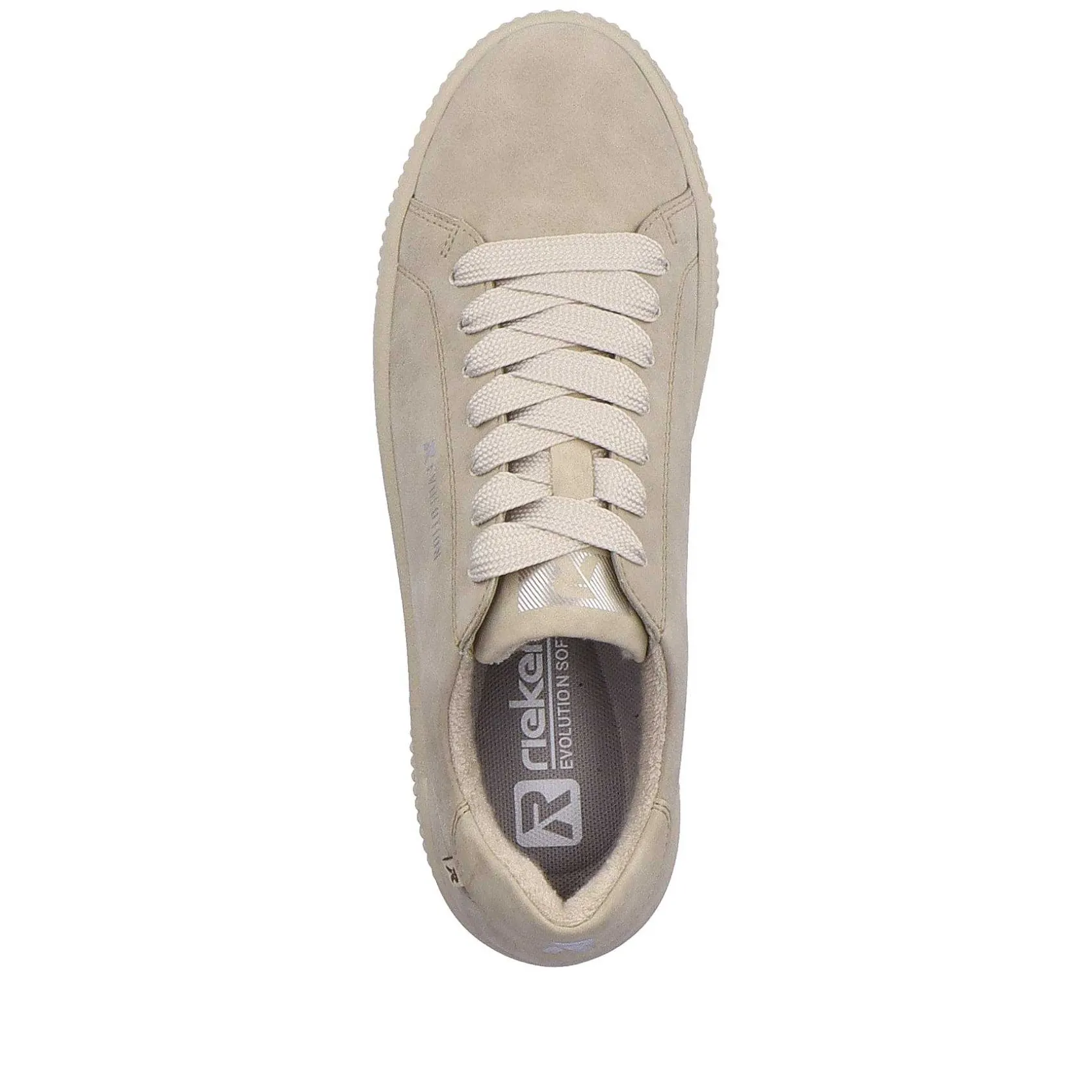 Rieker Sneakers-Women'S Sneaker Low Cream Beige