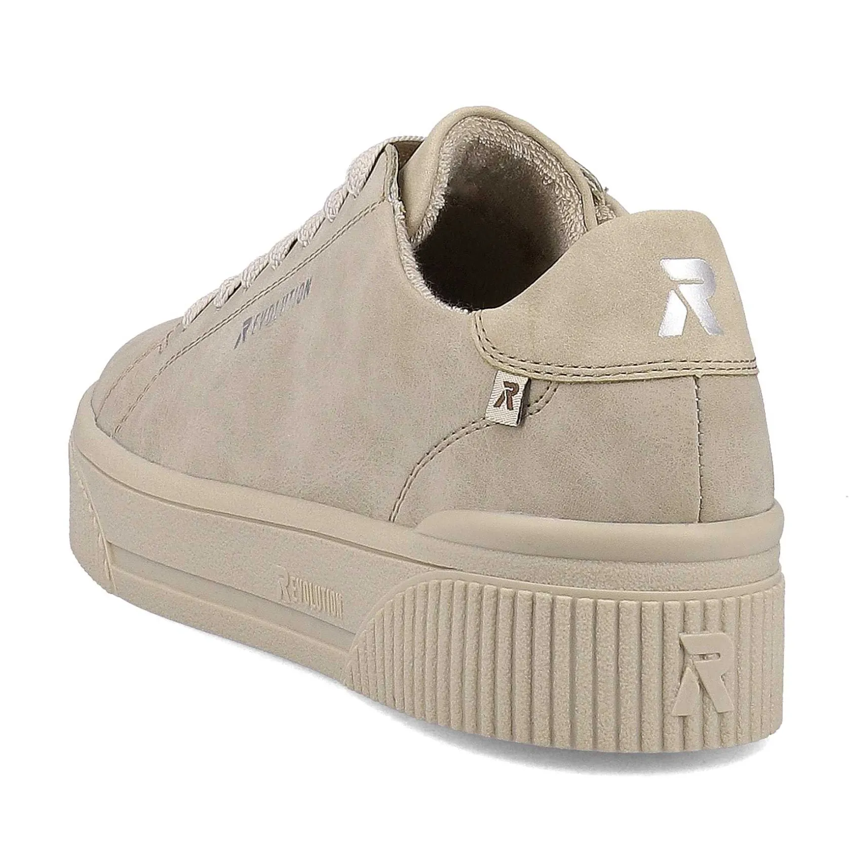 Rieker Sneakers-Women'S Sneaker Low Cream Beige