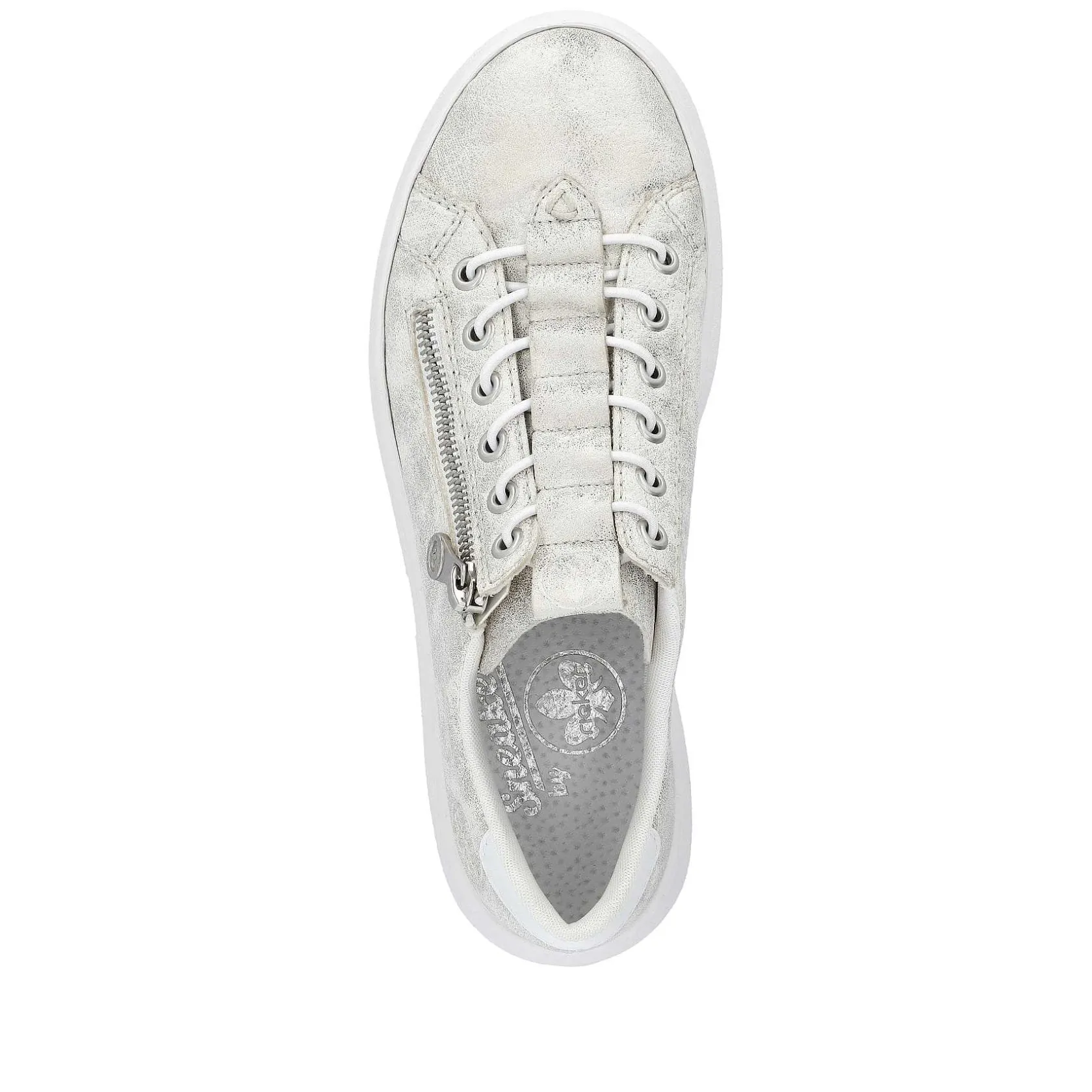 Rieker Sneakers-Women'S Sneaker Low Gray White