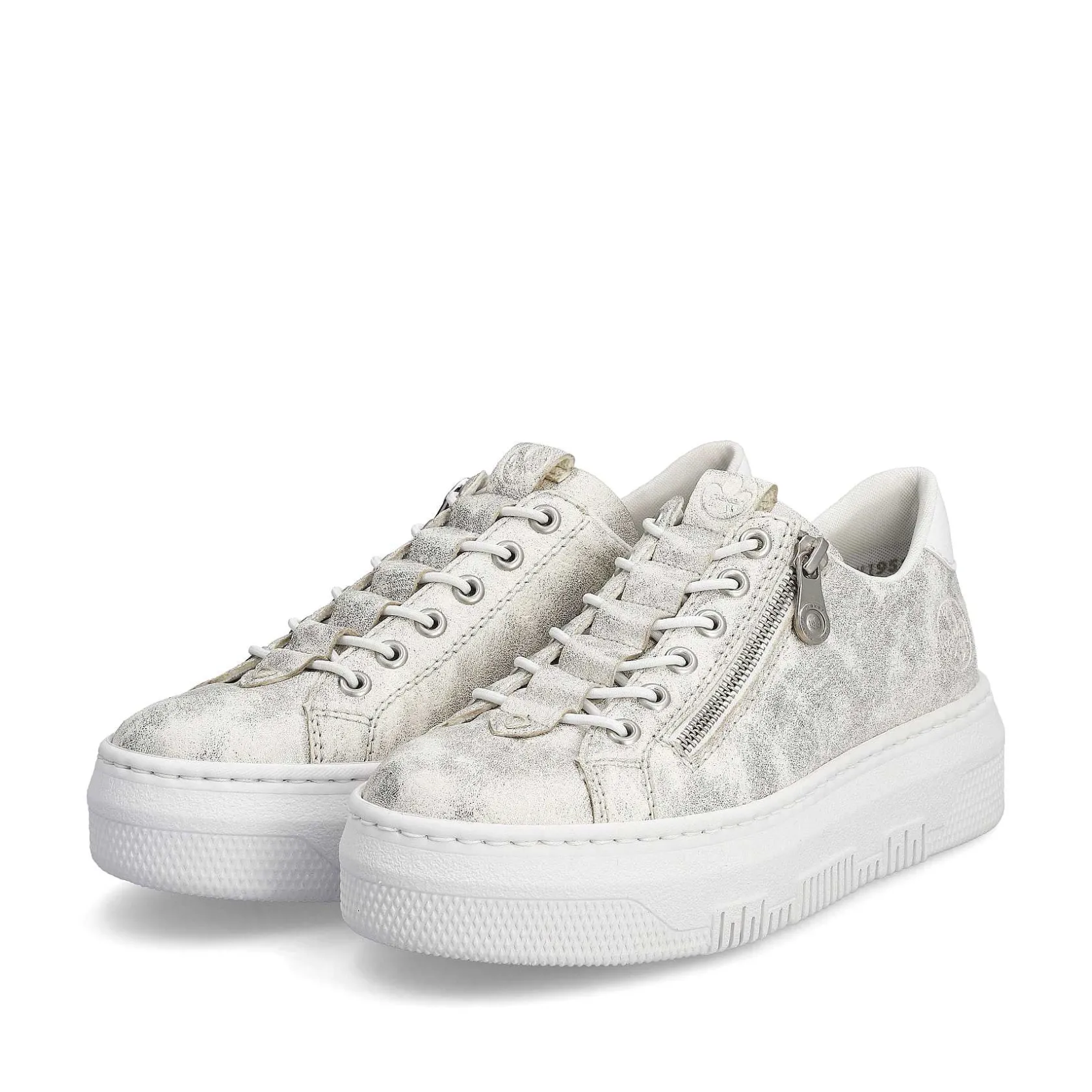 Rieker Sneakers-Women'S Sneaker Low Gray White