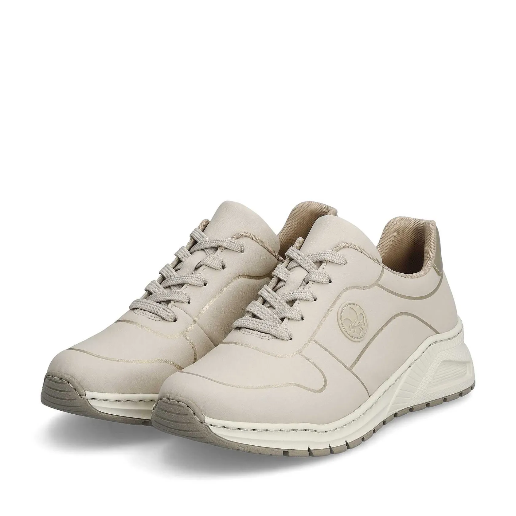 Rieker Sneakers-Women'S Sneaker Low Light Beige