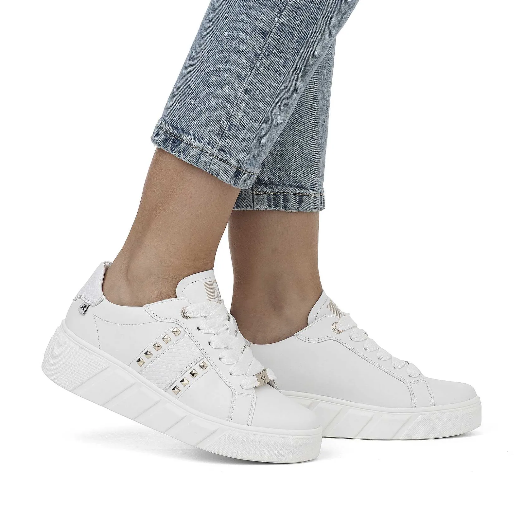 Rieker Sneakers-Women'S Sneaker Low Diamond White