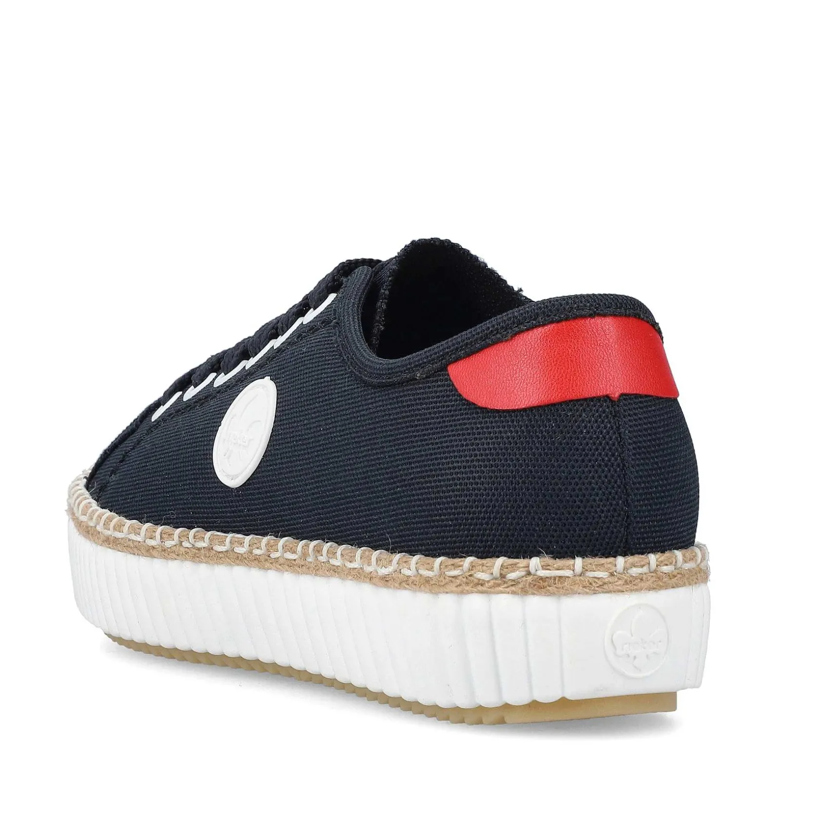 Rieker Vegan-Women'S Sneaker Low Steel Blue