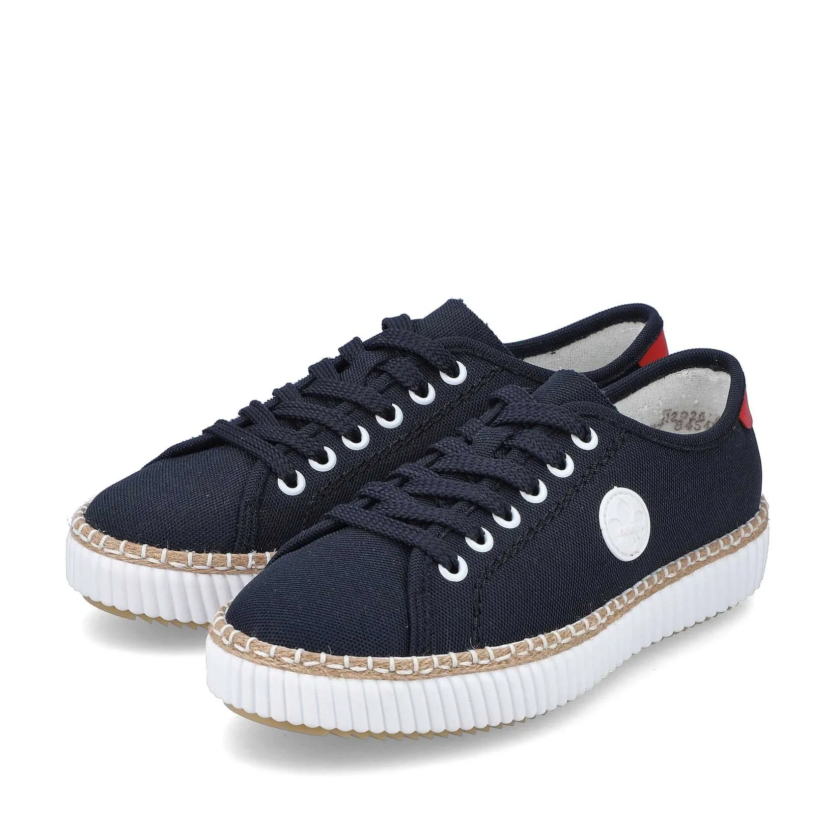 Rieker Vegan-Women'S Sneaker Low Steel Blue