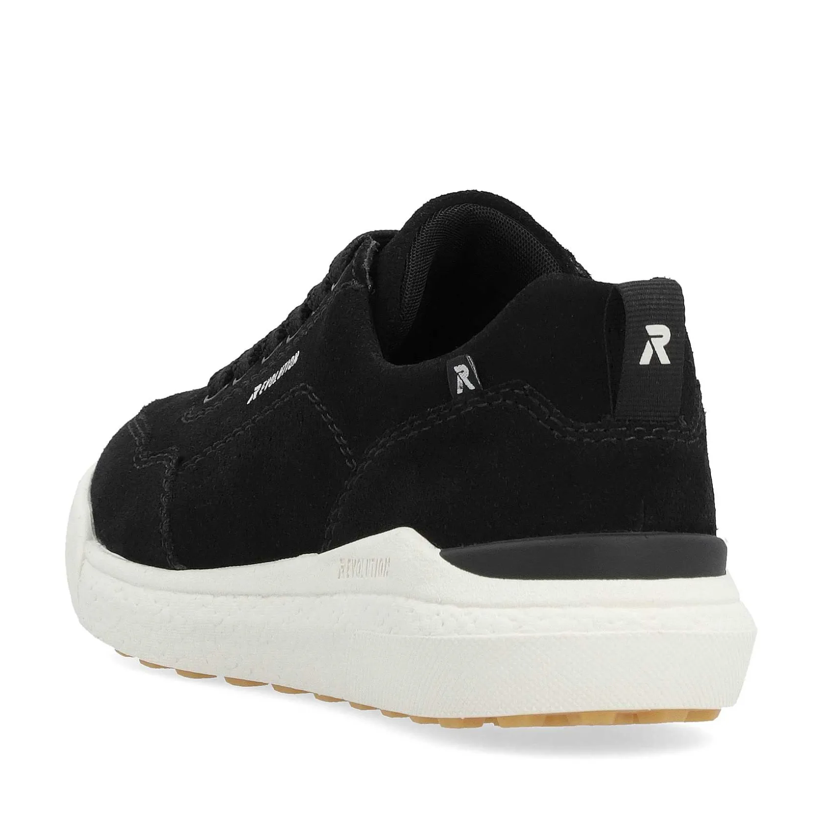 Rieker Sporty Styles-Women'S Sneaker Low Deep Black