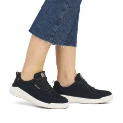 Rieker Sporty Styles-Women'S Sneaker Low Deep Black