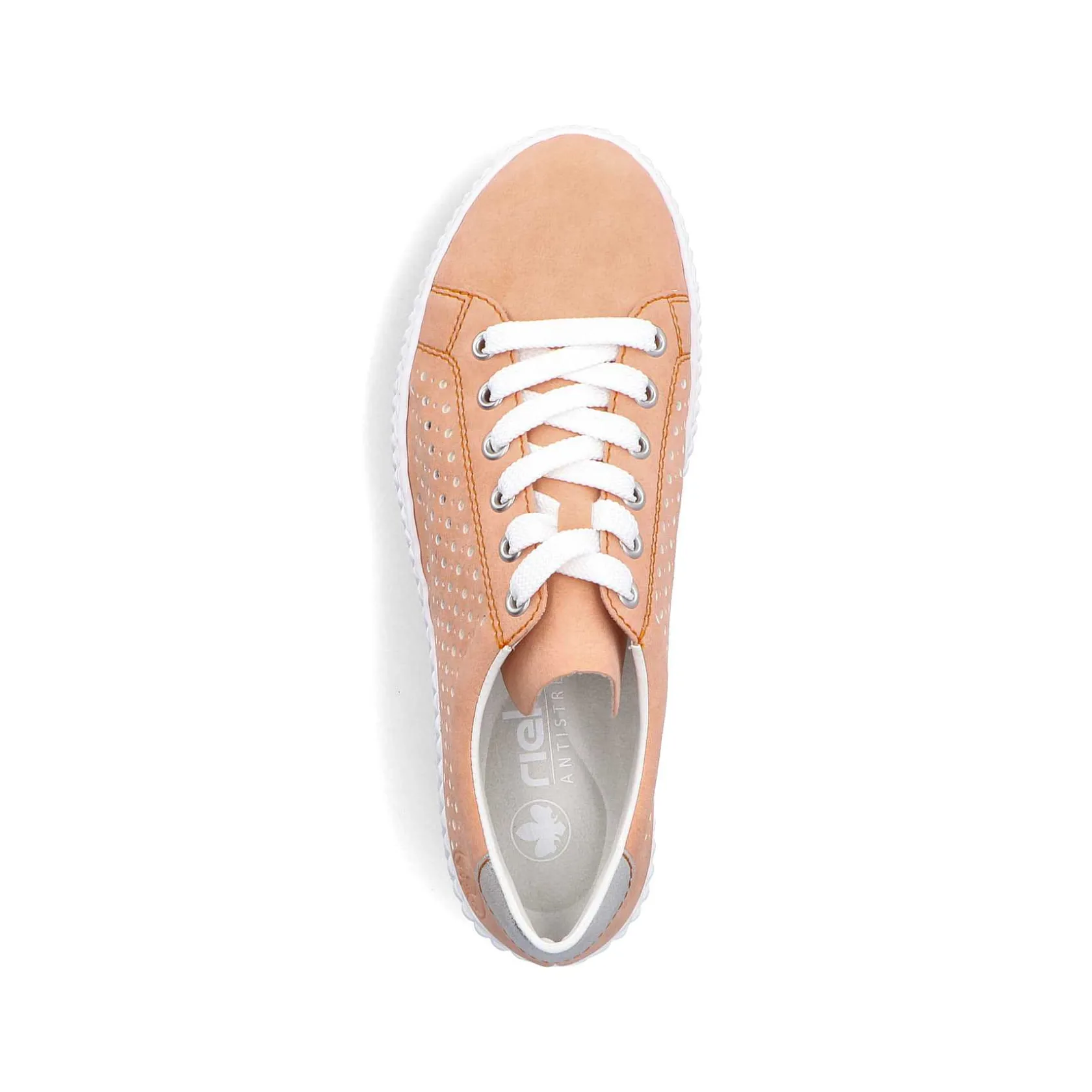 Rieker Colorful Styles-Women'S Sneaker Low Pastel Orange