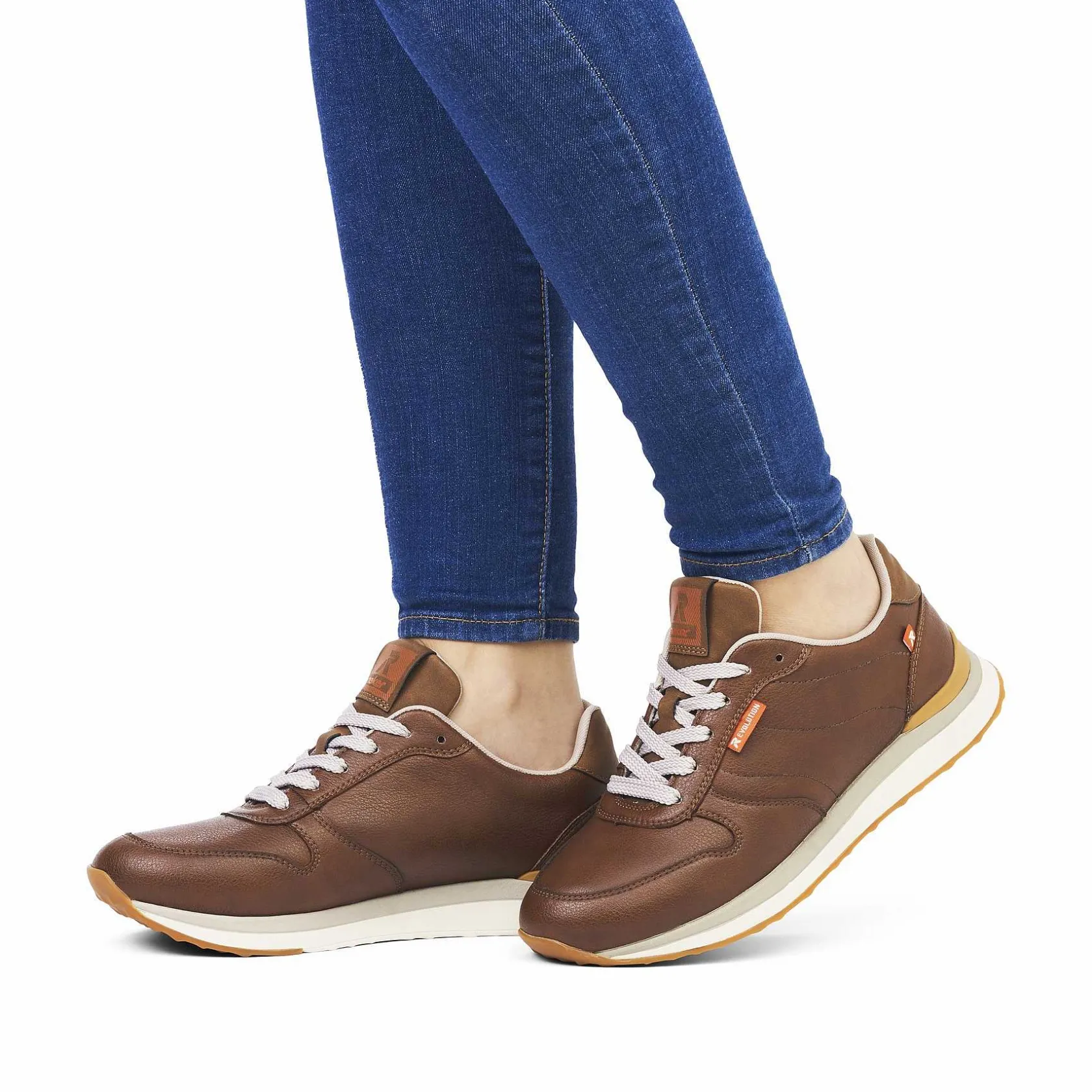 Rieker Sneakers-Women'S Sneaker Low Wood Brown