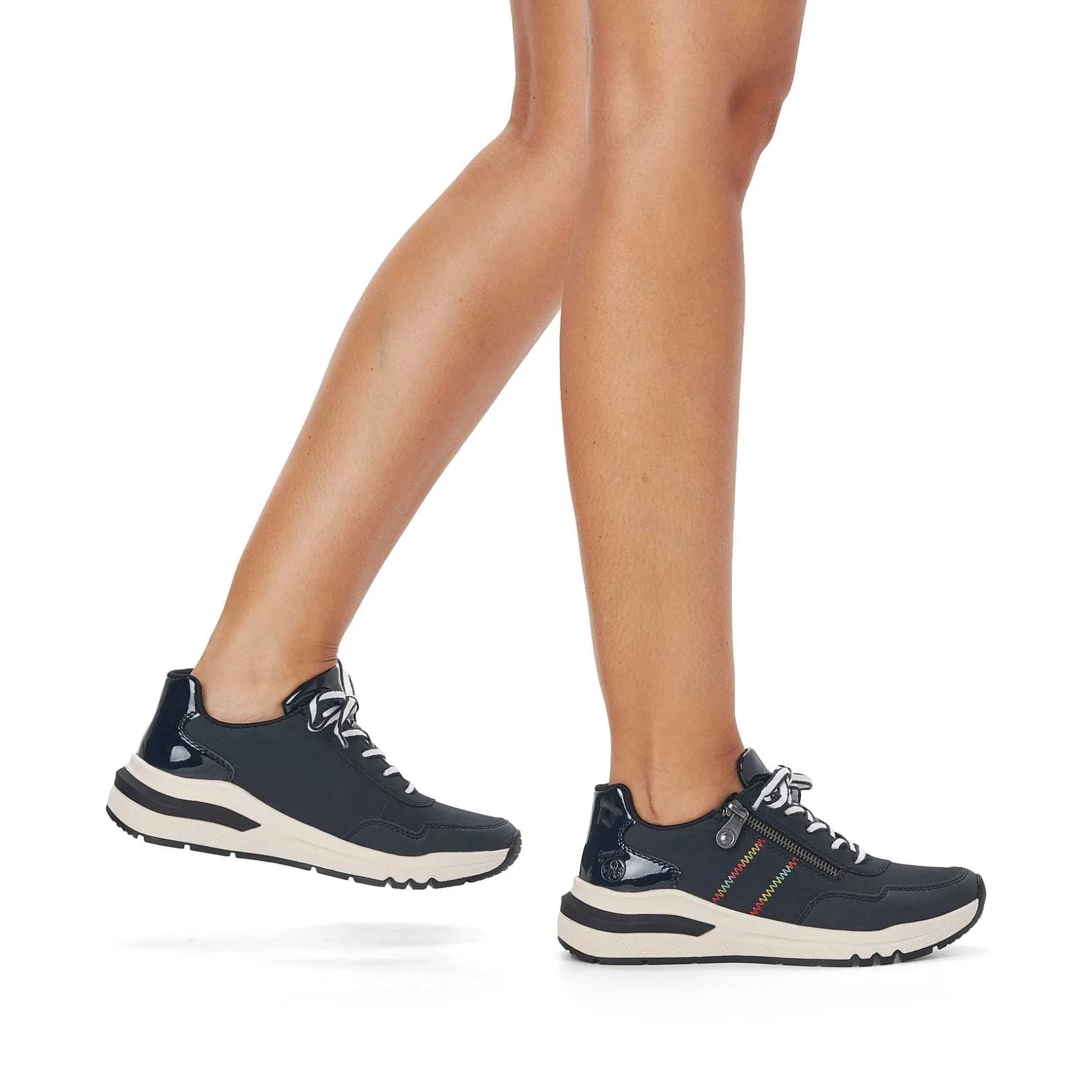 Rieker Sneakers-Women'S Sneaker Low Navy Blue