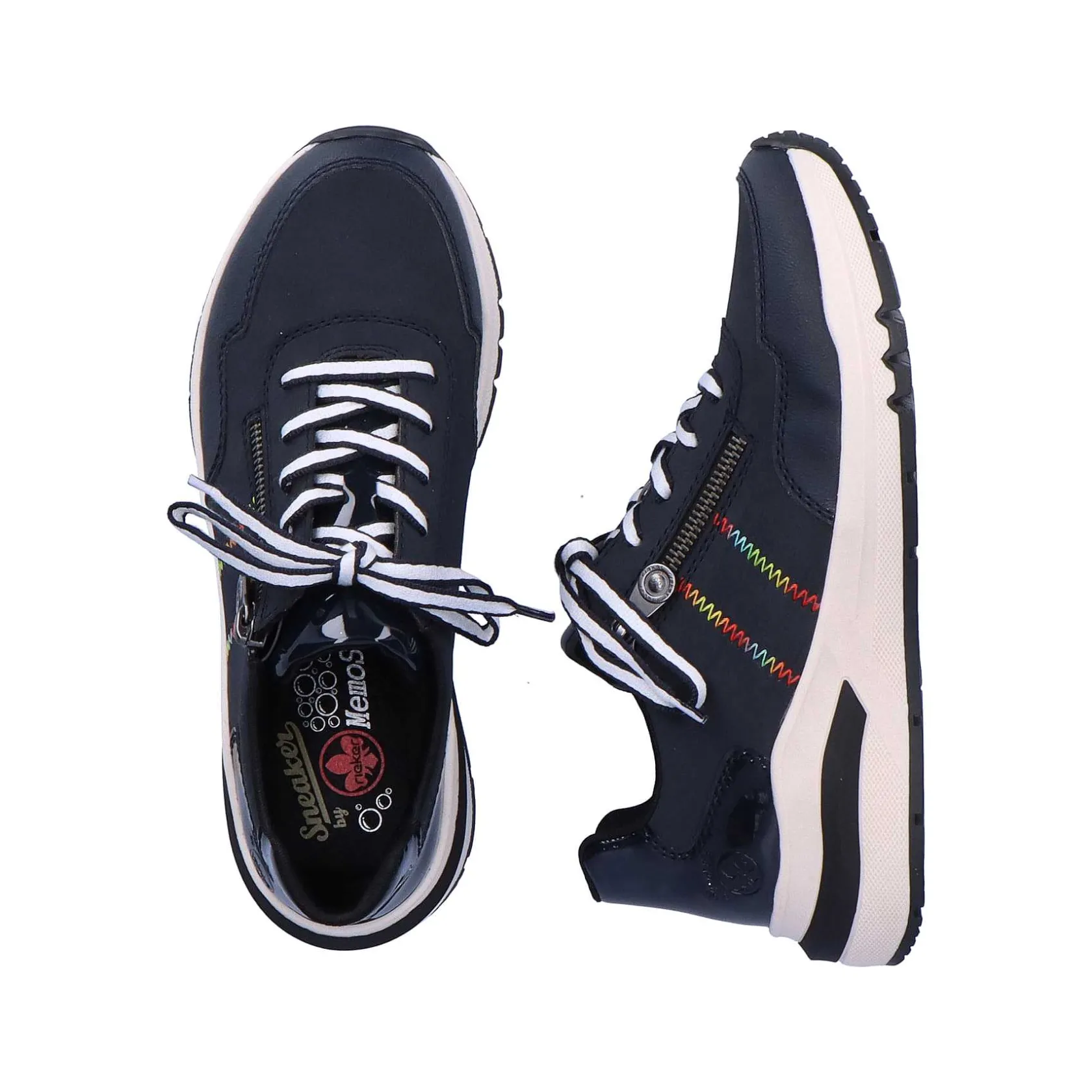 Rieker Sneakers-Women'S Sneaker Low Navy Blue