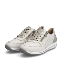 Rieker Sneakers-Women'S Sneaker Low Cream White