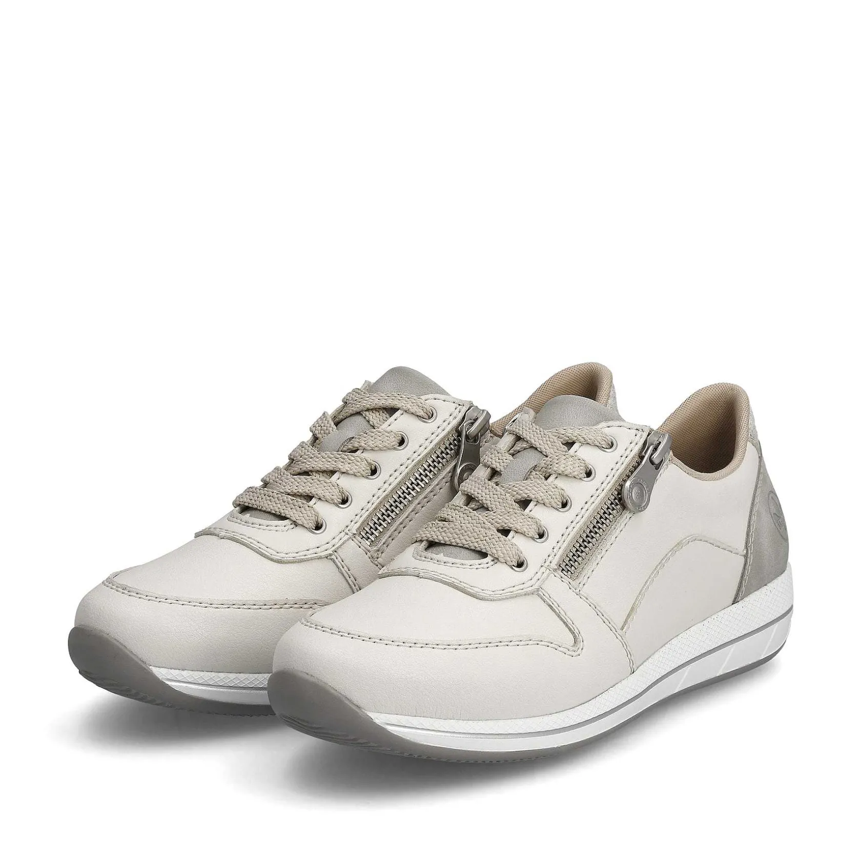 Rieker Sneakers-Women'S Sneaker Low Cream White