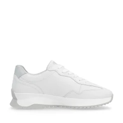 Rieker Sneakers-Women'S Sneaker Low Pearl-White Silver-Metallic