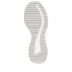 Rieker Sneakers-Women'S Sneaker Low Pearl-White Silver-Metallic
