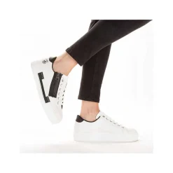 Rieker Sneakers-Women'S Sneaker Low Lily White-Night Black
