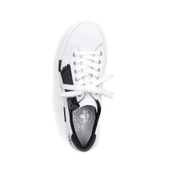 Rieker Sneakers-Women'S Sneaker Low Lily White-Night Black