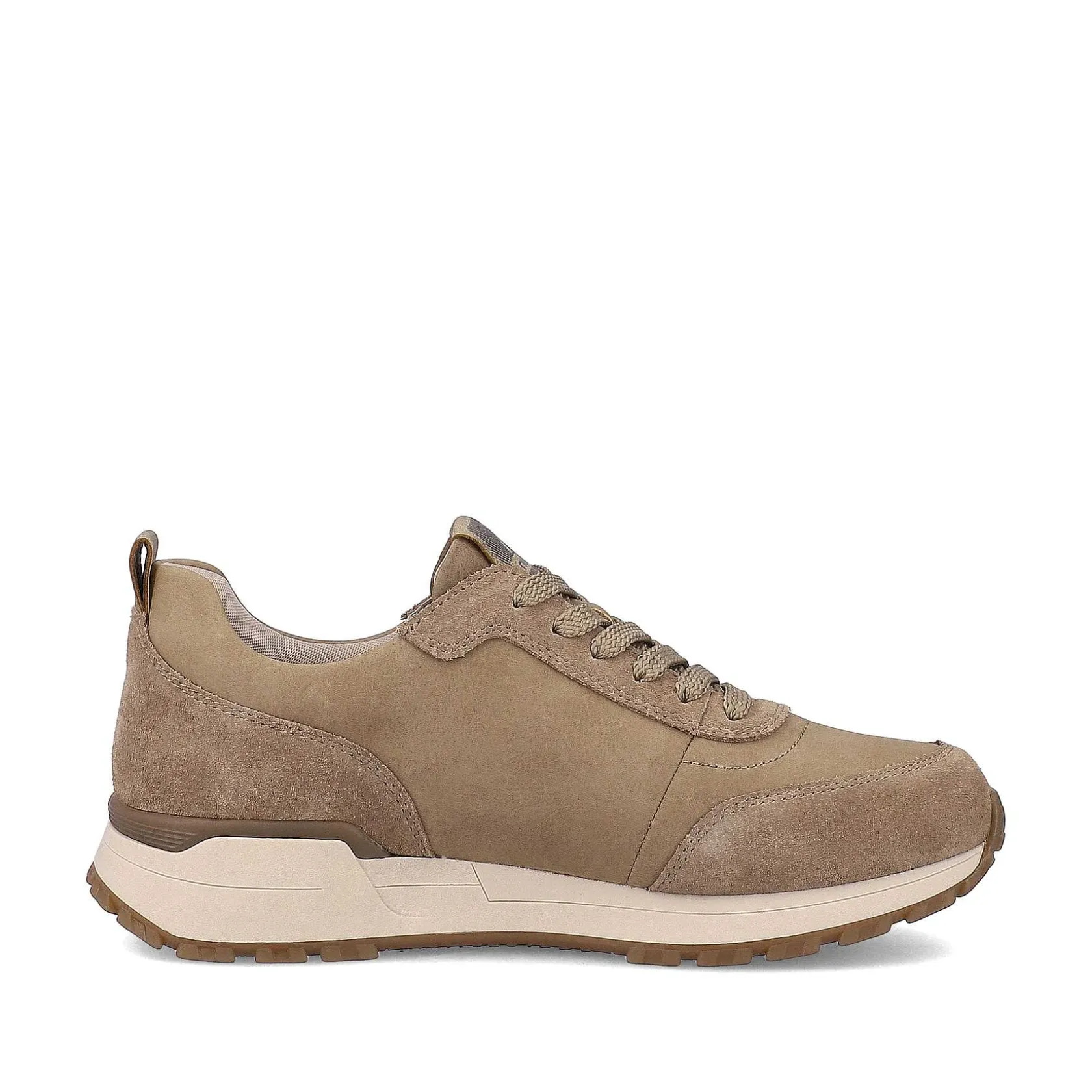 Rieker Sneakers-Women'S Sneaker Low Mocha Cream-Beige
