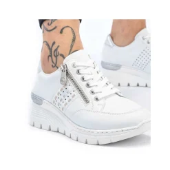 Rieker Sneakers-Women'S Sneaker Low Pure White