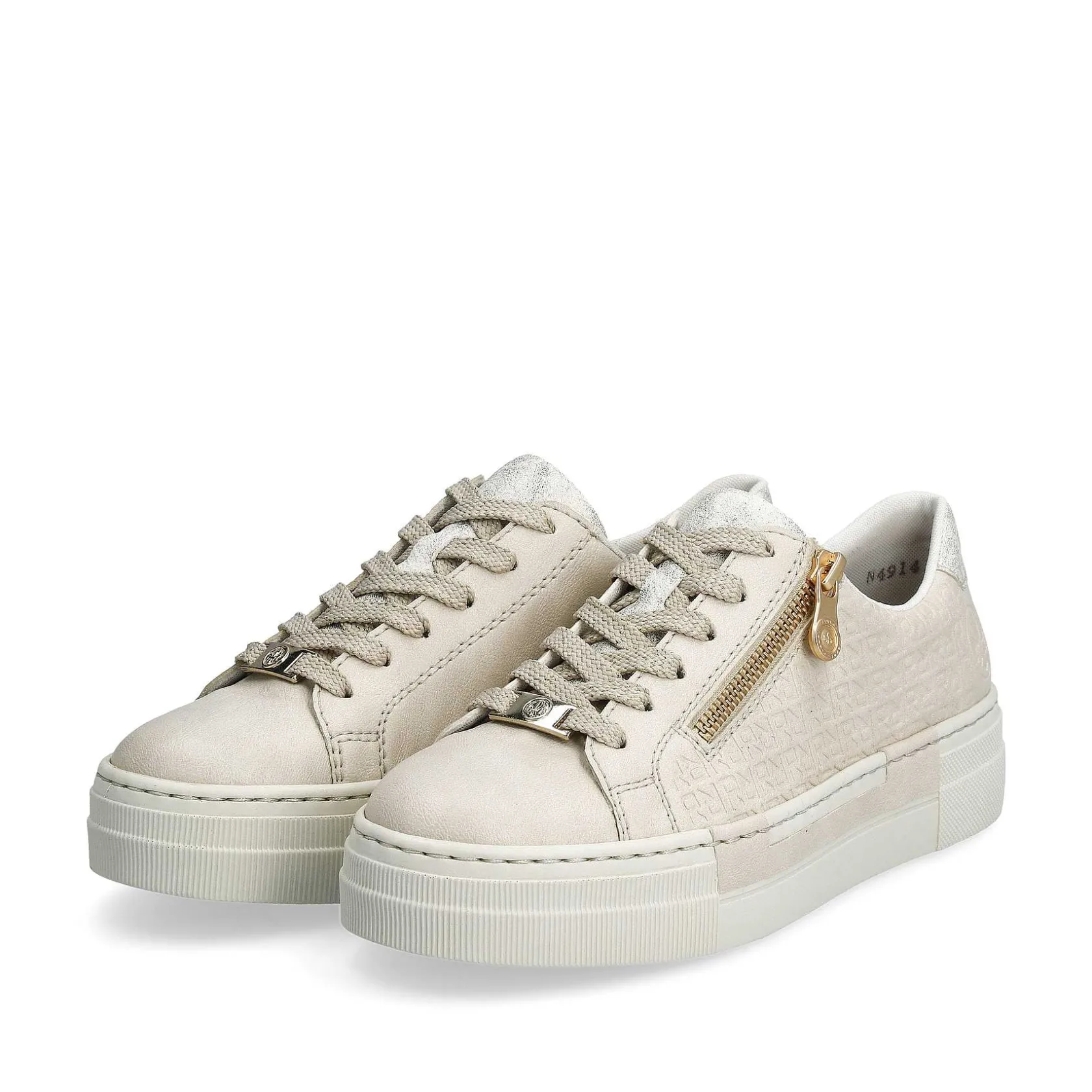 Rieker Sneakers-Women'S Sneaker Low Old White