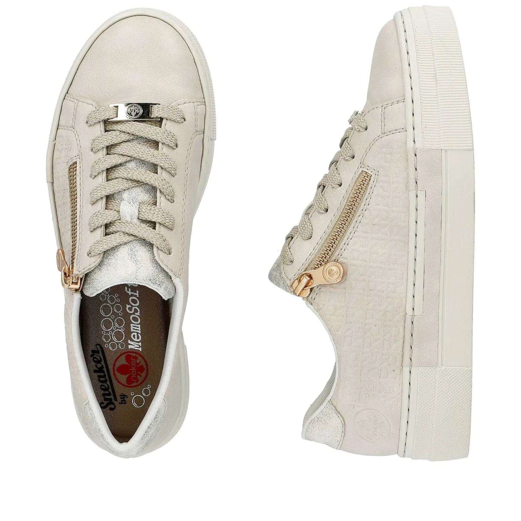 Rieker Sneakers-Women'S Sneaker Low Old White
