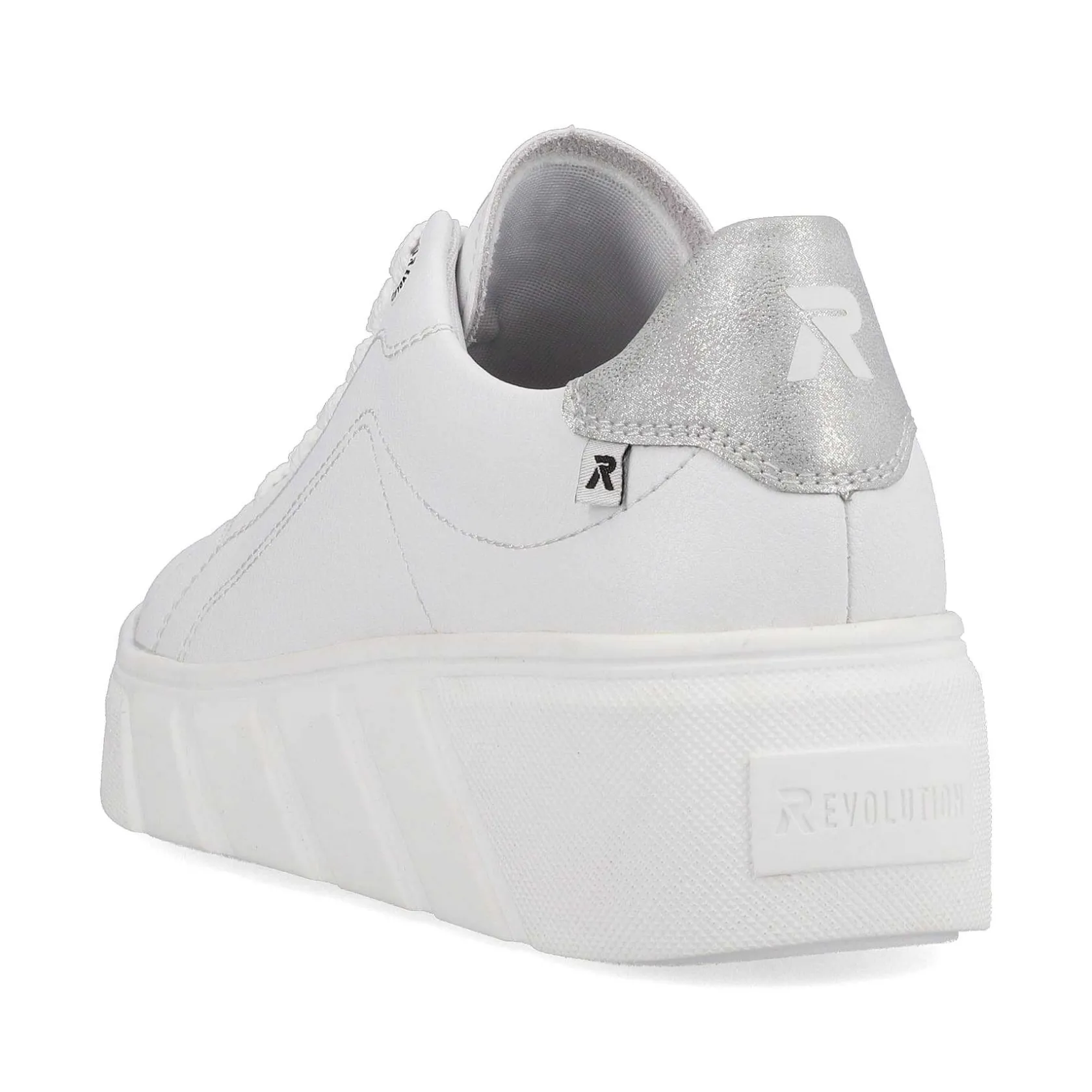 Rieker Sneakers-Women'S Sneaker Low Crystal White