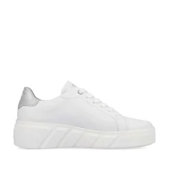 Rieker Sneakers-Women'S Sneaker Low Crystal White