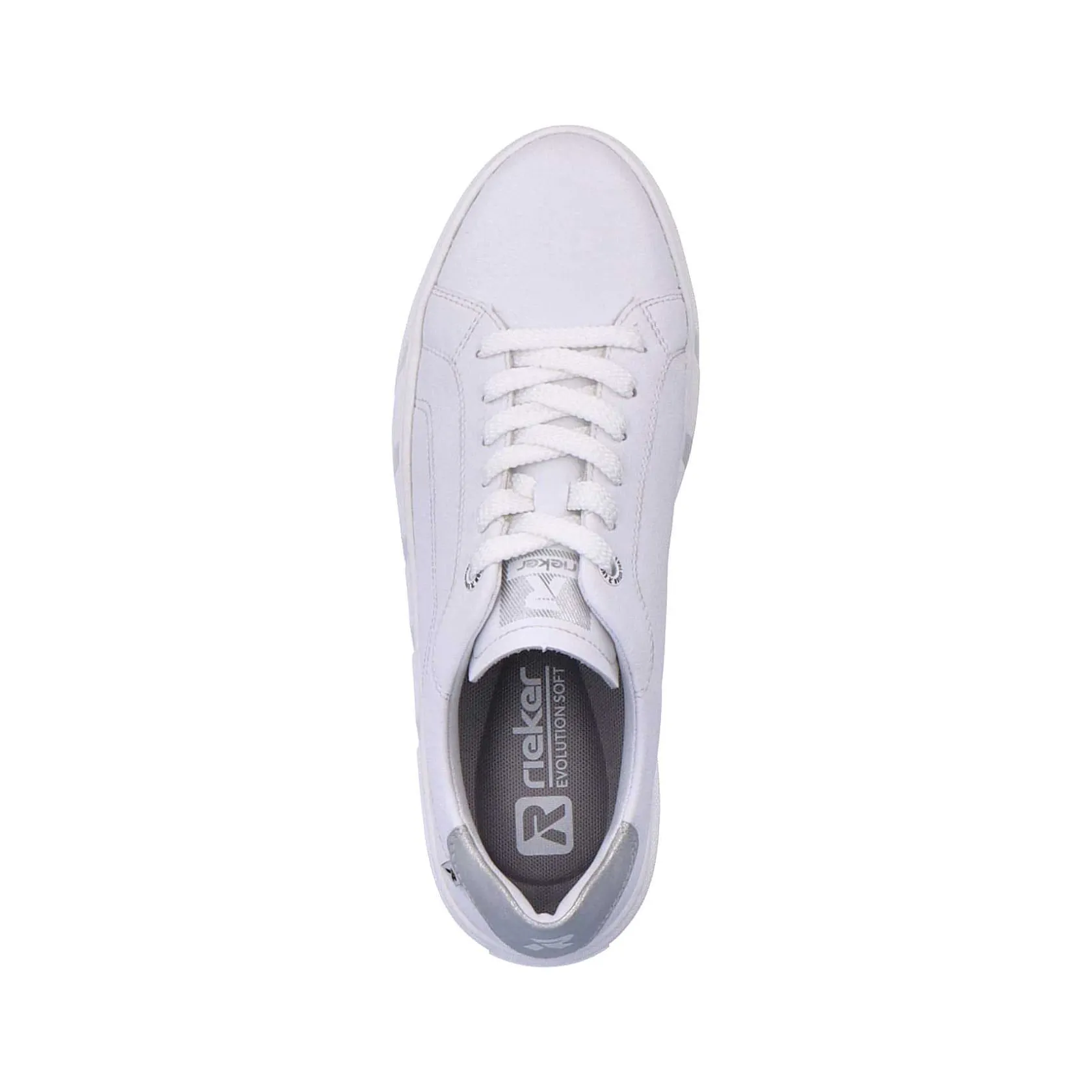 Rieker Sneakers-Women'S Sneaker Low Crystal White