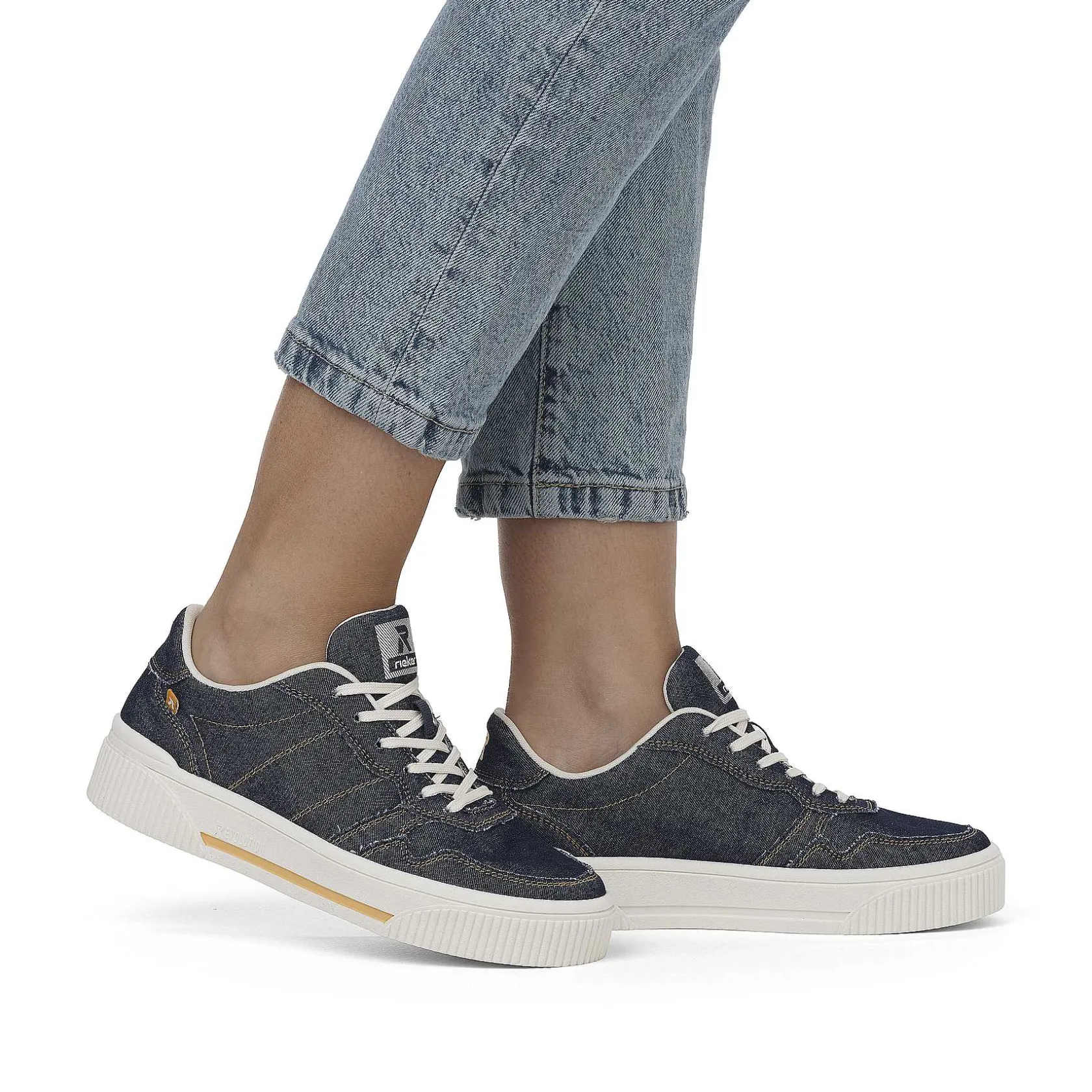 Rieker Sneakers-Women'S Sneaker Low Denim