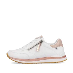 Rieker Sneakers-Women'S Sneaker Low Swan-White Rose