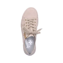 Rieker Sneakers-Women'S Sneaker Low Cream Beige