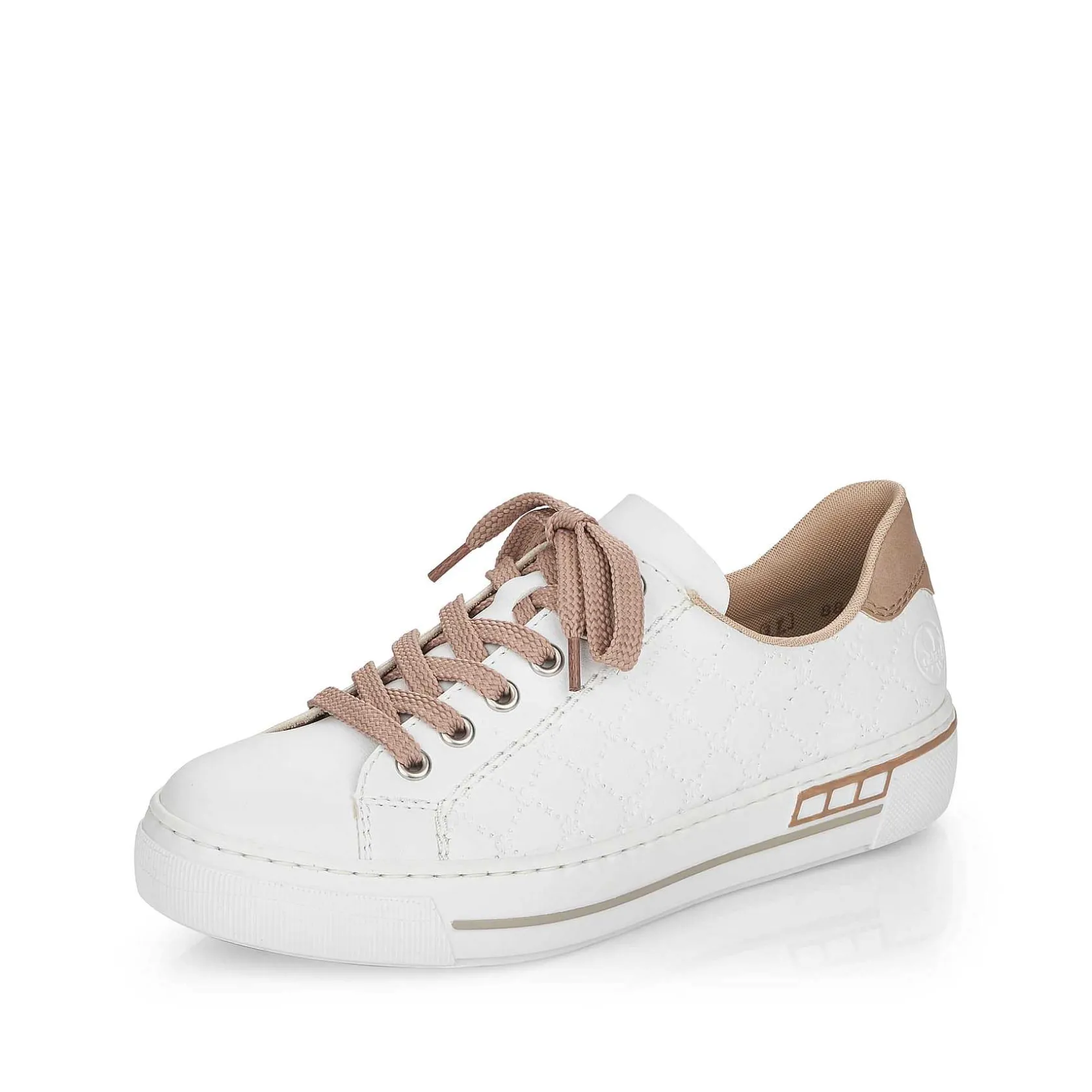 Rieker Sneakers-Women'S Sneaker Low Pearl White