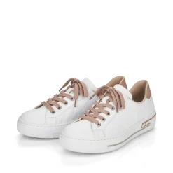 Rieker Sneakers-Women'S Sneaker Low Pearl White