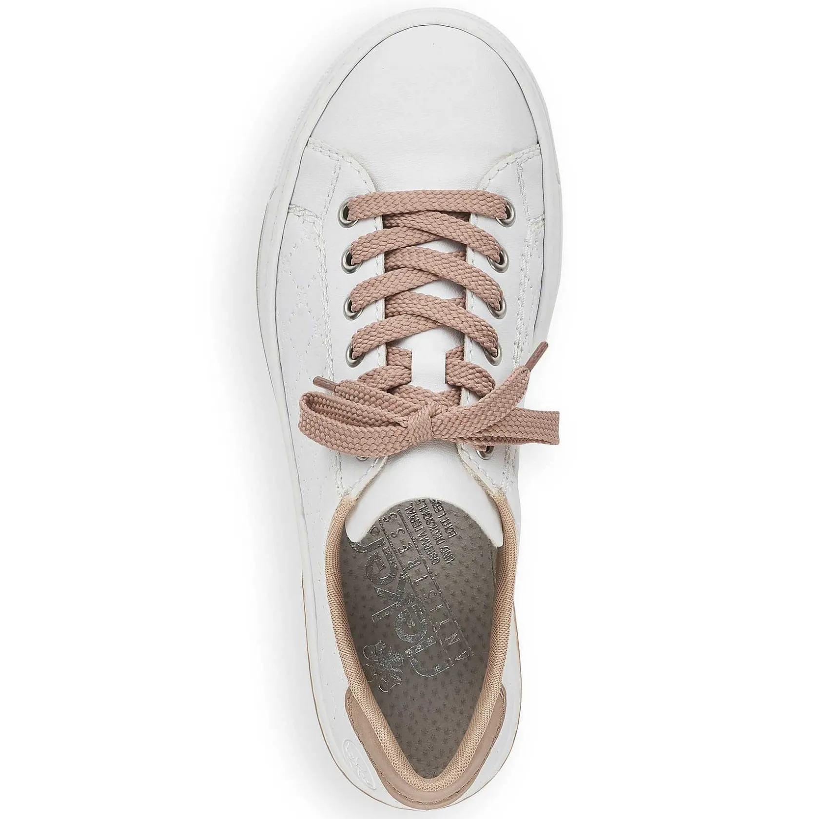 Rieker Sneakers-Women'S Sneaker Low Pearl White