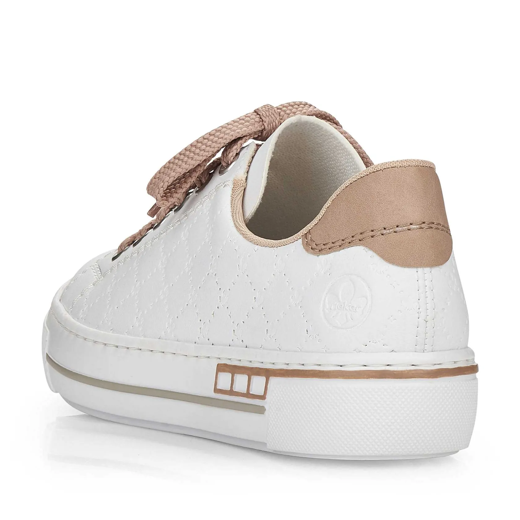 Rieker Sneakers-Women'S Sneaker Low Pearl White