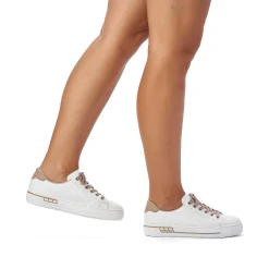 Rieker Sneakers-Women'S Sneaker Low Pearl White