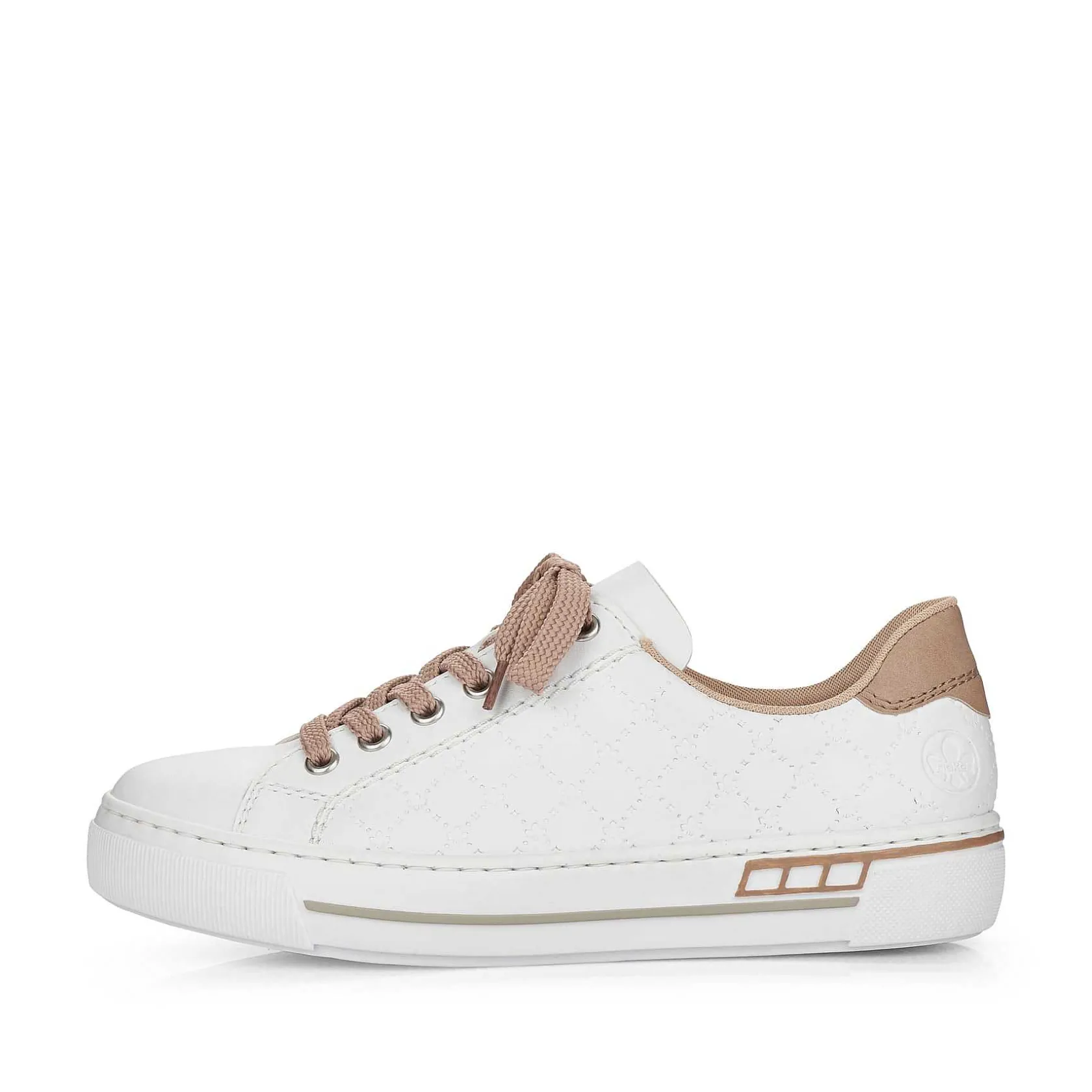 Rieker Sneakers-Women'S Sneaker Low Pearl White