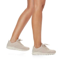 Rieker Vegan-Women'S Sneaker Low Light Beige