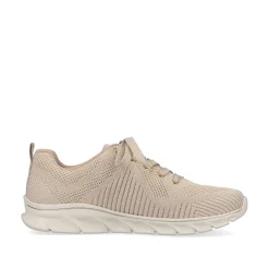 Rieker Vegan-Women'S Sneaker Low Light Beige